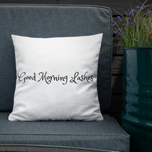 Load image into Gallery viewer, Good morning Lashes Premium Pillow