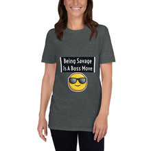 Load image into Gallery viewer, Being Savage Short-Sleeve Unisex T-Shirt