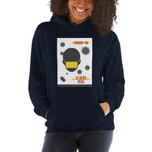 Load image into Gallery viewer, Covid 19 Is Very Real Unisex Hoodie