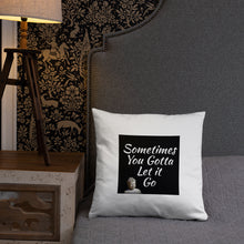 Load image into Gallery viewer, JOY & LET IT GO REVERSIBLE - Basic Pillow