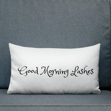 Load image into Gallery viewer, Good morning Lashes Premium Pillow