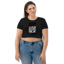 Load image into Gallery viewer, NOT SETTING BOUNDARIES Organic Crop Top