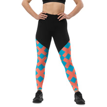 Load image into Gallery viewer, X RATED ORANGE Sports Leggings