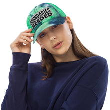 Load image into Gallery viewer, BOUNDARIES NEEDED Tie dye hat