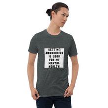 Load image into Gallery viewer, Setting Boundaries & Mental Health Short-Sleeve Unisex T-Shirt