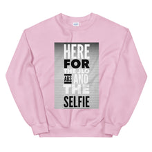 Load image into Gallery viewer, ABS AND SELFIE Unisex Sweatshirt