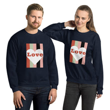 Load image into Gallery viewer, Love Unisex Sweatshirt