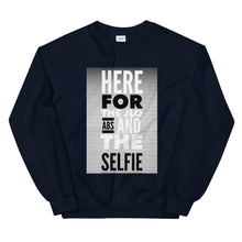 Load image into Gallery viewer, ABS AND SELFIE Unisex Sweatshirt