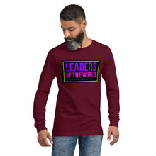 Load image into Gallery viewer, LEADERS OF THE WORLD Unisex Long Sleeve Tee