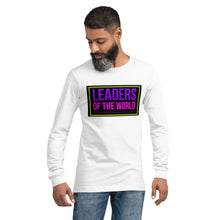 Load image into Gallery viewer, LEADERS OF THE WORLD Unisex Long Sleeve Tee