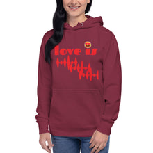 Load image into Gallery viewer, LOVE IS Unisex Hoodie