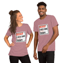 Load image into Gallery viewer, BREAKUP & THERAPY Short-Sleeve Unisex T-Shirt