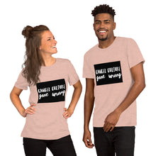 Load image into Gallery viewer, CANCEL CULTURE GONE WRONG Short-Sleeve Unisex T-Shirt