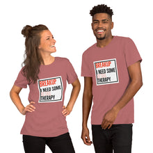 Load image into Gallery viewer, BREAKUP & THERAPY Short-Sleeve Unisex T-Shirt