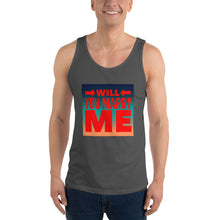 Load image into Gallery viewer, WILL YOU MARRY ME Unisex Tank Top