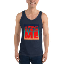 Load image into Gallery viewer, WILL YOU MARRY ME Unisex Tank Top