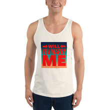 Load image into Gallery viewer, WILL YOU MARRY ME Unisex Tank Top