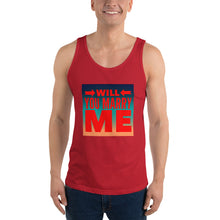 Load image into Gallery viewer, WILL YOU MARRY ME Unisex Tank Top