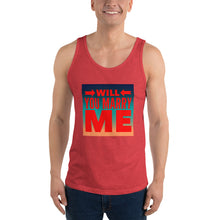Load image into Gallery viewer, WILL YOU MARRY ME Unisex Tank Top