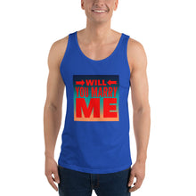 Load image into Gallery viewer, WILL YOU MARRY ME Unisex Tank Top