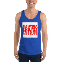 Load image into Gallery viewer, FIGTING FOR MT FUTURE Unisex Tank Top