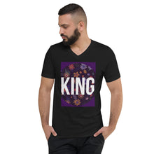 Load image into Gallery viewer, KING Unisex Short Sleeve V-Neck T-Shirt