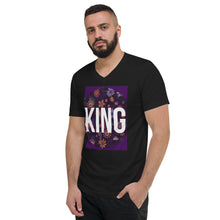 Load image into Gallery viewer, KING Unisex Short Sleeve V-Neck T-Shirt