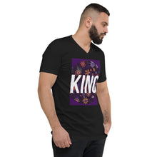 Load image into Gallery viewer, KING Unisex Short Sleeve V-Neck T-Shirt