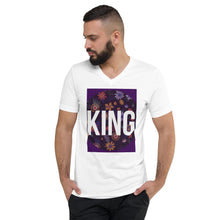 Load image into Gallery viewer, KING Unisex Short Sleeve V-Neck T-Shirt