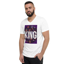 Load image into Gallery viewer, KING Unisex Short Sleeve V-Neck T-Shirt