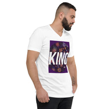 Load image into Gallery viewer, KING Unisex Short Sleeve V-Neck T-Shirt