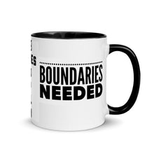 Load image into Gallery viewer, BOUNDARIES Mug with Color Inside