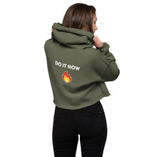 Load image into Gallery viewer, DO IT NOW - crop hoodie