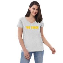 Load image into Gallery viewer, THE SHADE Women’s recycled v-neck t-shirt