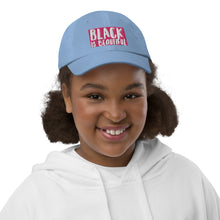 Load image into Gallery viewer, BLACK Is BEAUTIFUL Youth baseball cap