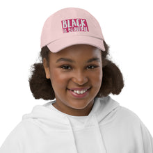 Load image into Gallery viewer, BLACK Is BEAUTIFUL Youth baseball cap