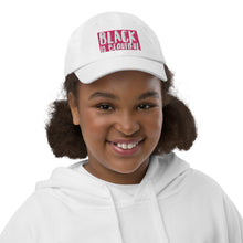 Load image into Gallery viewer, BLACK Is BEAUTIFUL Youth baseball cap