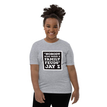Load image into Gallery viewer, NOBODY WINS BLACK Youth Short Sleeve T-Shirt