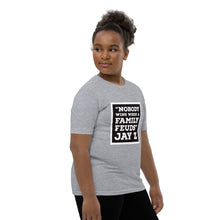 Load image into Gallery viewer, NOBODY WINS BLACK Youth Short Sleeve T-Shirt