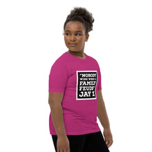 Load image into Gallery viewer, NOBODY WINS BLACK Youth Short Sleeve T-Shirt
