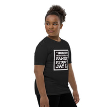 Load image into Gallery viewer, NOBODY WINS BLACK Youth Short Sleeve T-Shirt