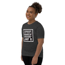 Load image into Gallery viewer, NOBODY WINS BLACK Youth Short Sleeve T-Shirt