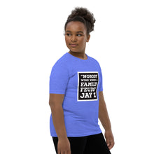 Load image into Gallery viewer, NOBODY WINS BLACK Youth Short Sleeve T-Shirt