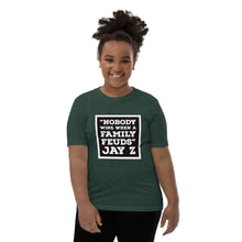 Load image into Gallery viewer, NOBODY WINS BLACK Youth Short Sleeve T-Shirt