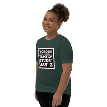 Load image into Gallery viewer, NOBODY WINS BLACK Youth Short Sleeve T-Shirt