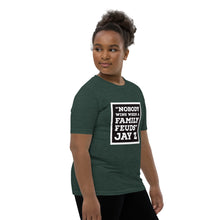Load image into Gallery viewer, NOBODY WINS BLACK Youth Short Sleeve T-Shirt