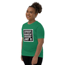 Load image into Gallery viewer, NOBODY WINS BLACK Youth Short Sleeve T-Shirt