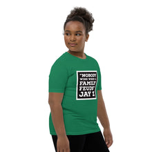 Load image into Gallery viewer, NOBODY WINS BLACK Youth Short Sleeve T-Shirt