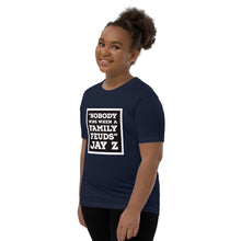 Load image into Gallery viewer, NOBODY WINS BLACK Youth Short Sleeve T-Shirt