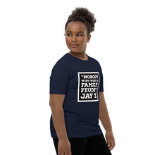 Load image into Gallery viewer, NOBODY WINS BLACK Youth Short Sleeve T-Shirt